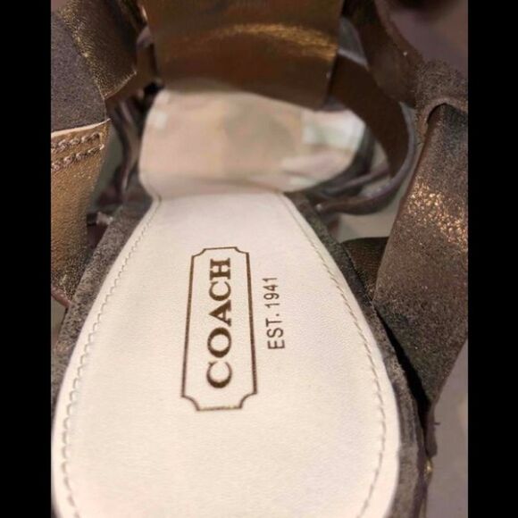 Coach Mallorie Wedge Sandals size 7 - Picture 3 of 11